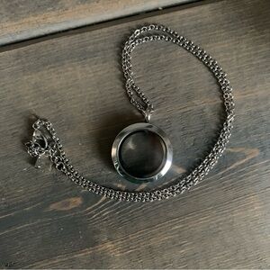 South Hill Designs silver floating locket with 18” chain